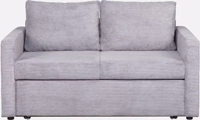 Heze Furniture Sofi Two Seater Sofa Bed with Storage Container in Grey
