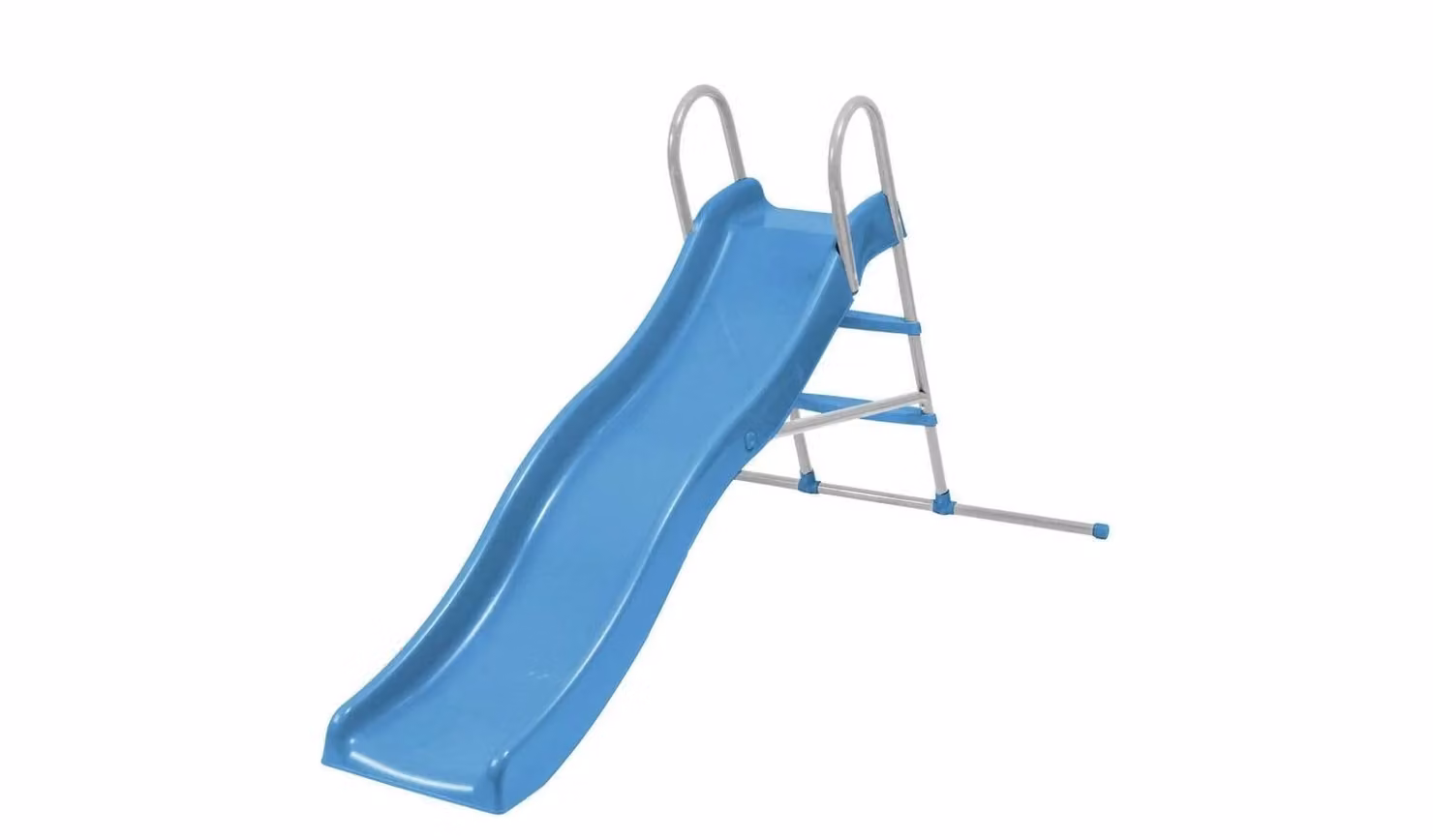 Argos Blue Plastic Wavy Garden Slide for Children, 6ft