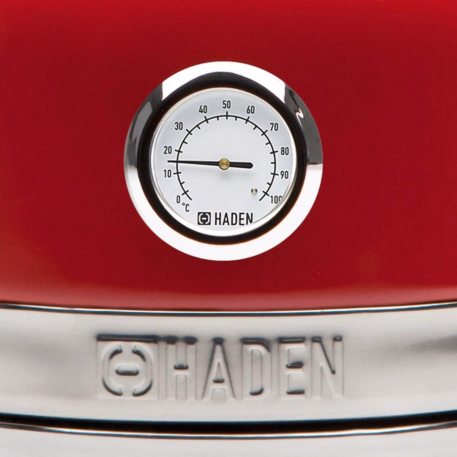 Haden Jersey Stainless Steel Electric Kettle in Red, 1.5L, with PID Control and Auto Shut-off – 9