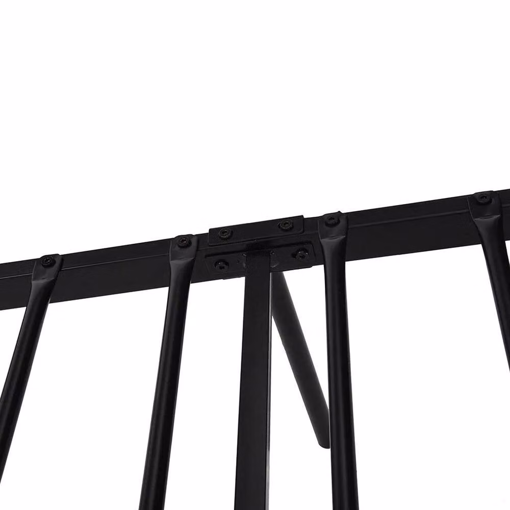 KORVIXA Single 3FT Metal Bed Frame in Black, W/D/H: 90 x 190 cm – 3