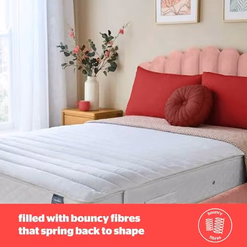 Silentnight Bounceback King Size Mattress Topper in White – 2