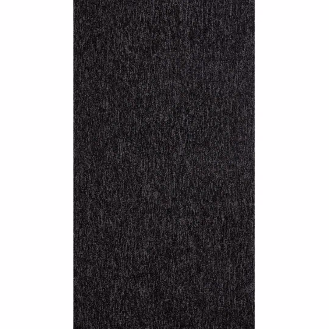 THE RUGS Flex Collection Solid Design Low Pile Living Room Rug in Dark Grey, W/D/H: 80 x 300 cm – 6