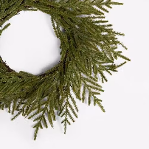 OHS Green Artificial Fir Wreath, Diameter: 40 cm – 2
