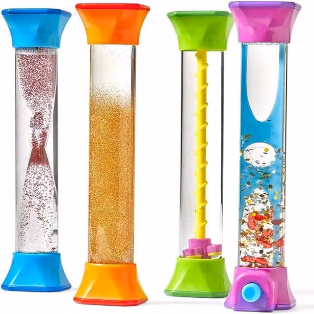 Learning Resources Sensory Fidget Tubes Set of 4 in Multicolour