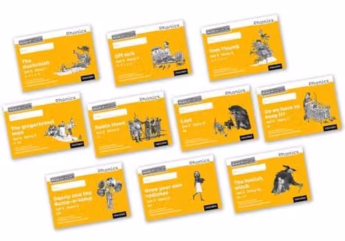 Oxford University Press Read Write Inc. Phonics Black, White and Yellow Set 5 Storybooks Mixed Pack of 10