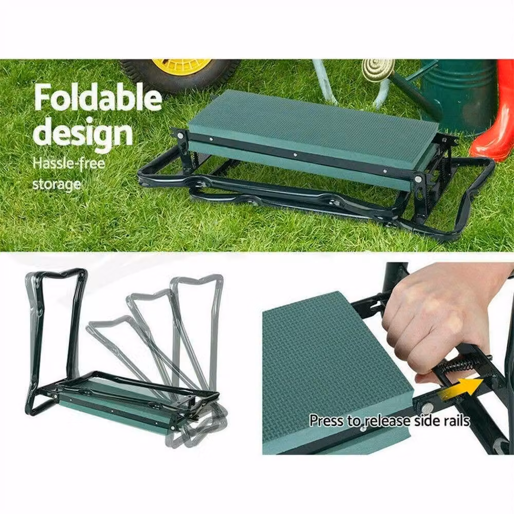 Havendro EVA Extra Wide Portable Garden Kneeler Pad Stool in Green, W/D/H: 50.8 x 27.94 x 27.94 cm – 5
