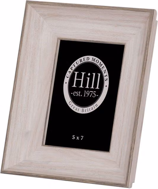 Love Lace White Washed Wood Rectangular Single Photo Frame, Tabletop, 5x7 in – 1