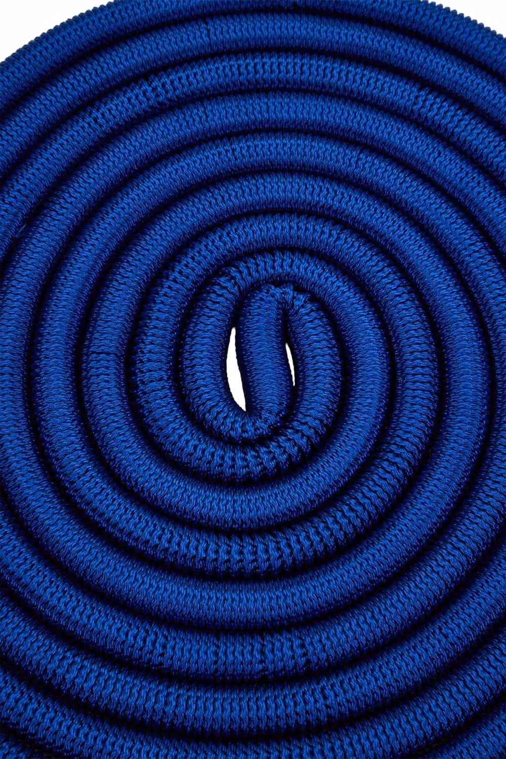 Living and Home Expandable Garden Hose with Solid Brass Fittings in Blue, Size XL – 8