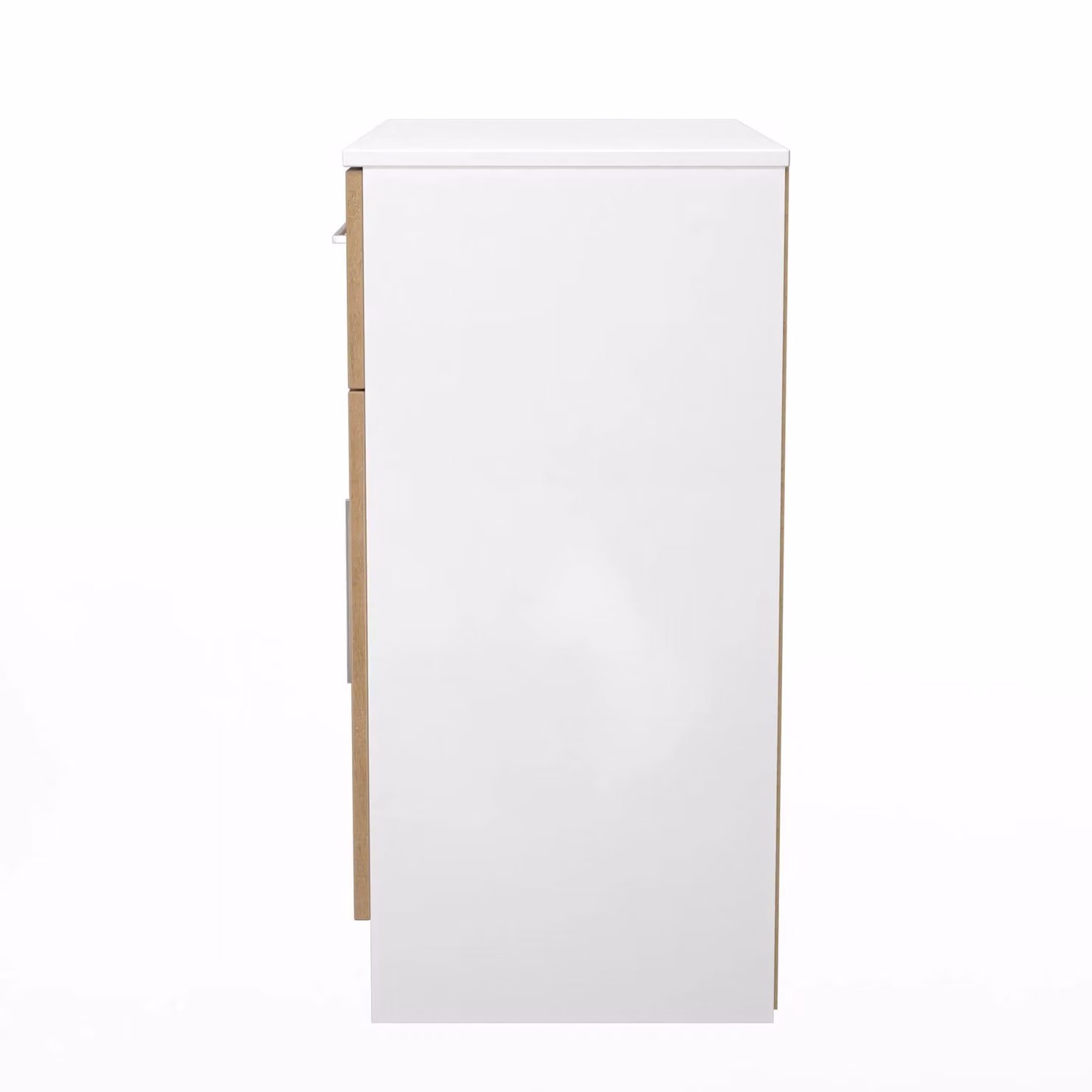 2 U Gloucester Ready Assembled 2 Door 1 Drawer Sideboard in White – 3