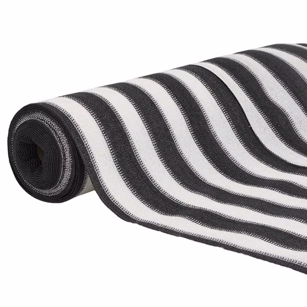 Berkfield Home Privacy Netting in Anthracite, White and Black, W: 10 m, H: 1.8 m – 3