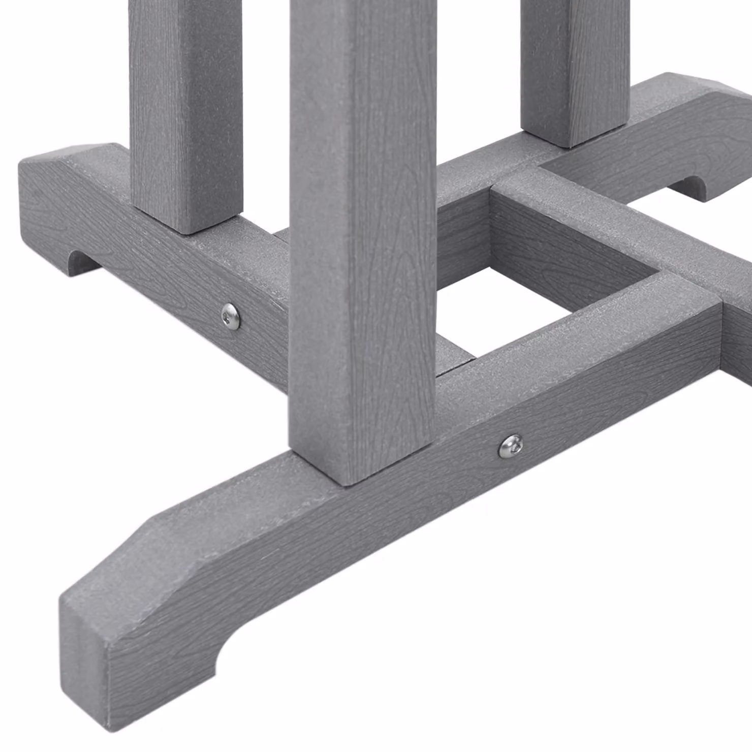Berkfield Home Bar Table in Light Grey, W/D/H: 55 x 55 x 107 cm – 3