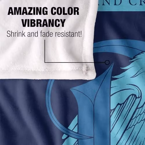 Warner Bros. Harry Potter Ravenclaw Super Soft Fleece Throw Blanket for Children, Blue, W: 127 cm x L: 152.4 cm – 3