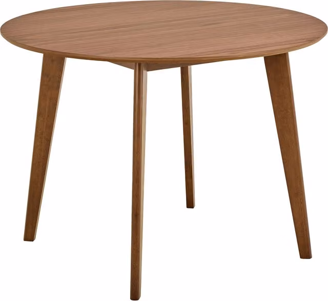 Furniture To Go Roxby Round Dining Table in Walnut, Diameter: 120 cm, Height: 76 cm – 1