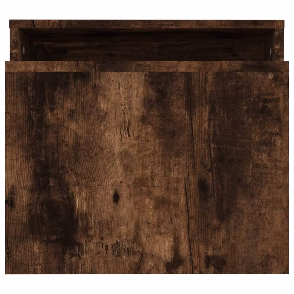 Berkfield Home Smoked Oak Coffee Table Set in Brown, W/D/H: 100 x 48 x 40 cm – 5