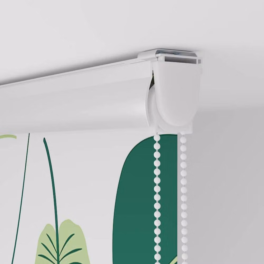 Berkfield Home Shower Roller Blind with Cassette, White, W: 110 cm, H: 240 cm – 2