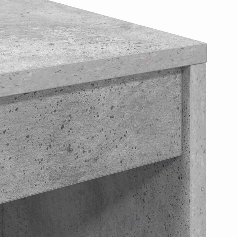 Berkfield Home Writing Desk in Concrete Grey – 5