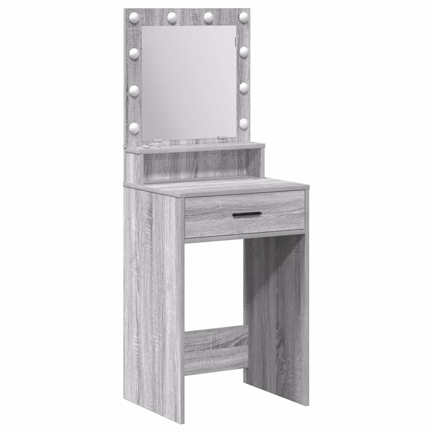 Berkfield Home Grey Sonoma Mirror Vanity Table, W/D/H: 50 x 41 x 135 cm – 2