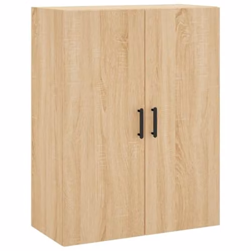 vidaXL Wall Mounted Cabinet in Sonoma Oak, W: 69.5 cm, D: 34 cm, H: 90 cm – 1