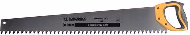 Roughneck Hardpoint Concrete Saw 700mm, 1.2 TPI, Black – 1