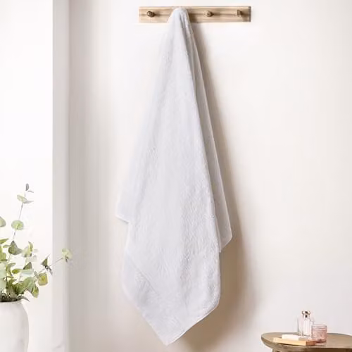 Bianca White Supima Cotton Hand Towel W: 50 cm, H: 90 cm