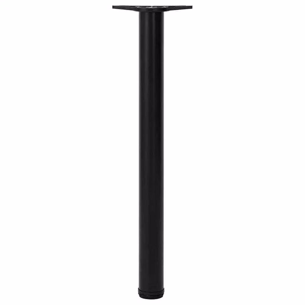 Berkfield Home Height Adjustable Table Legs, Black, H: 71 cm – 3