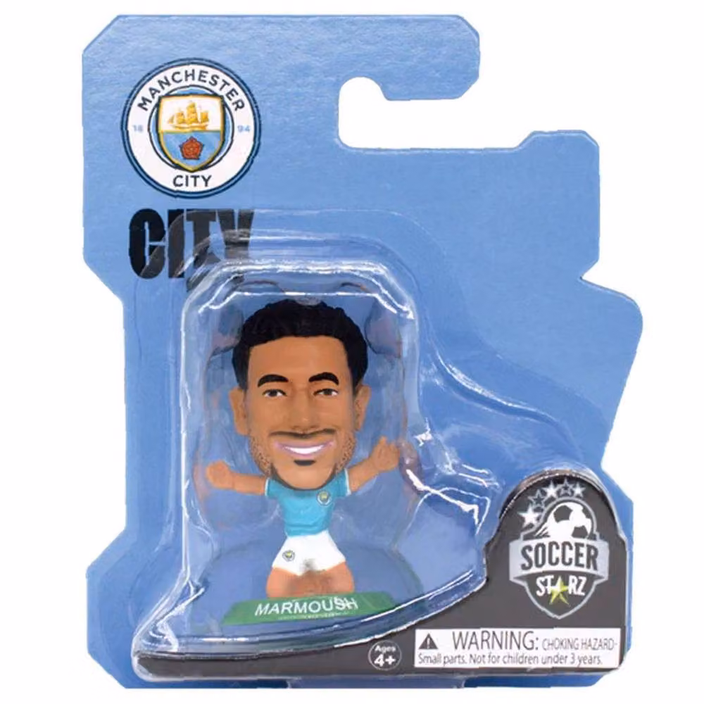 Manchester City FC Marmoush SoccerStarz Football Figurine, Multicolour Plastic Tabletop Collectible – 2