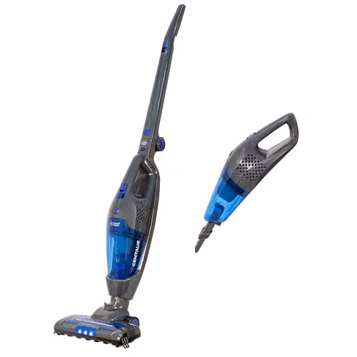 Russell Hobbs Centaur 2 in 1 Cordless Bagless Stick Vacuum, 800W, 60-Min Run Time, Grey & Blue RHSV2211 – 1