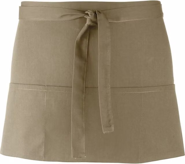 Premier Women's 3 Pocket Poly-Cotton Workwear Apron in Green – 1