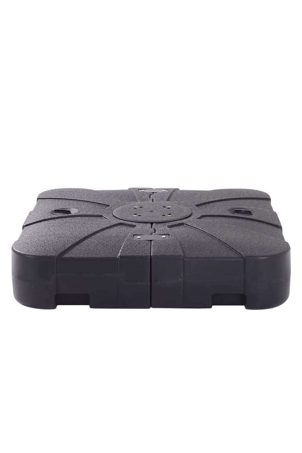 Garden Sanctuary Black Plastic Square Patio Parasol Base – 3