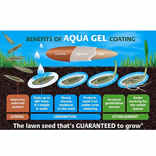 Westland GRO-Sure Aqua Gel Coated Smart Grass Lawn Seed, 1.6 kg for 40m2 – 2