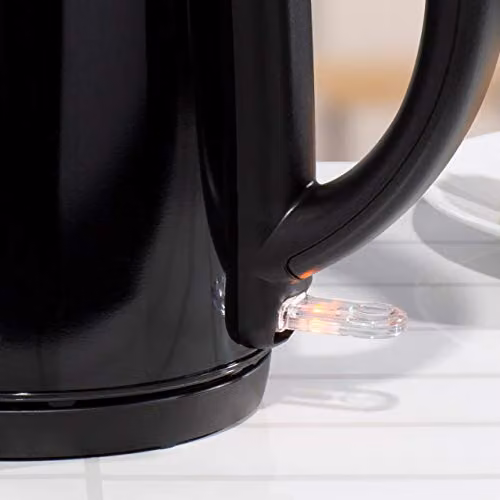 Daewoo 1.7L Stainless Steel Jug Kettle with Auto Shut-Off and Limescale Filter, Black – 4