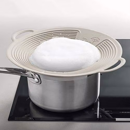 Zeal Classic Silicone Boil Over Lid in Beige – 3