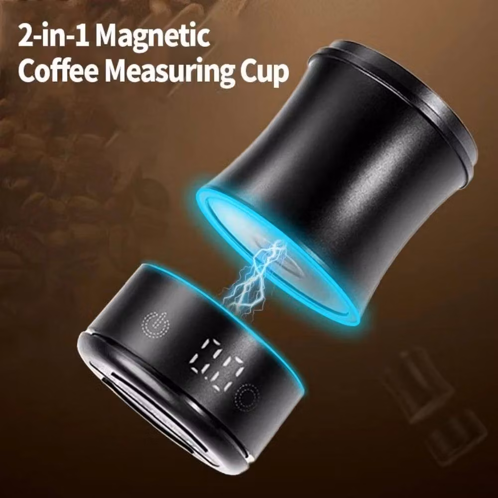 KORVIXA High-precision 58 mm Coffee Dosing Cup in Black – 5