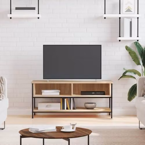 vidaXL Industrial TV Cabinet in Brown, W/D/H: 100 x 35 x 45 cm – 2