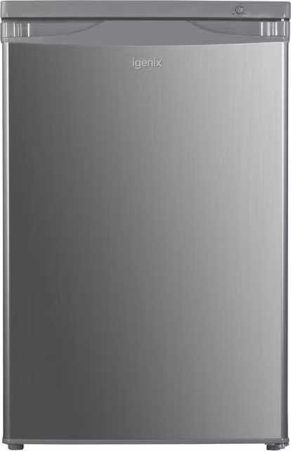 Igenix Under Counter Upright Freezer in Silver Stainless Steel