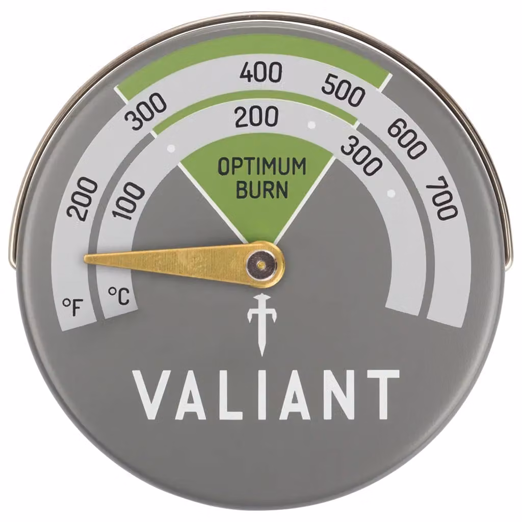 Valiant Whirlwind Twin Blade Stove Fan in Green and Black with Magnetic Thermometer and Moisture Meter – 4