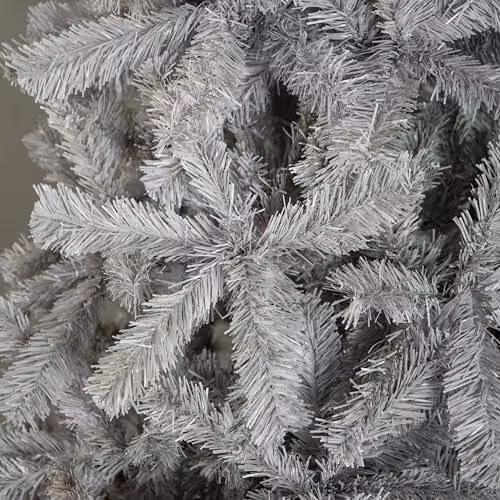 Samuel Alexander Modern Organic Grey and Green Christmas Tree, Height: 180 cm – 3