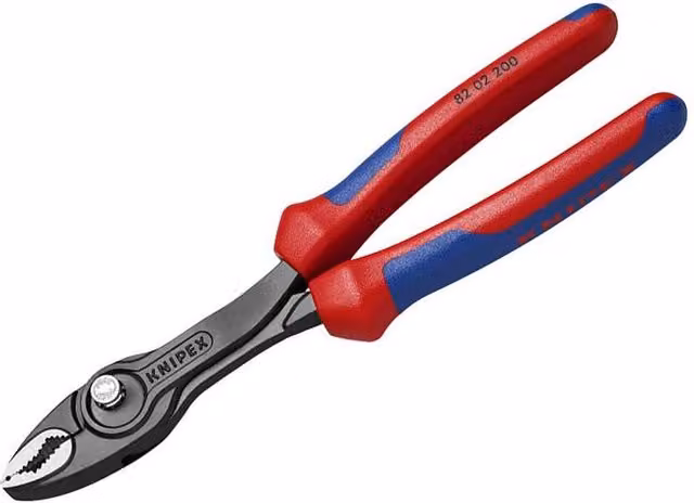Knipex TwinGrip Slip Joint Pliers in Multicolour Chrome Vanadium Steel