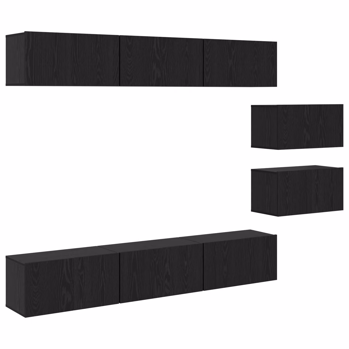 Berkfield Home Modern Black Oak TV Cabinet, W/D/H: 60 x 30 x 30.5 cm – 2