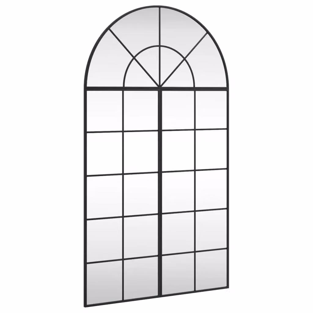 Berkfield Home Minimalist Rectangular Wall Mirror in Black, W: 80 cm, H: 140 cm – 2