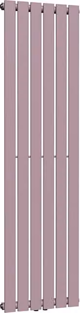 Lux Heat Flat Coloured Vertical Radiator in Lavender Mist, H 160 cm x W 42 cm