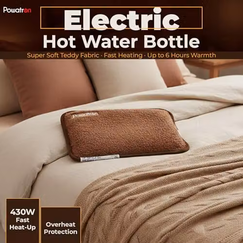 Marco Paul Rechargeable Electric Hot Water Bottle in Brown – 5