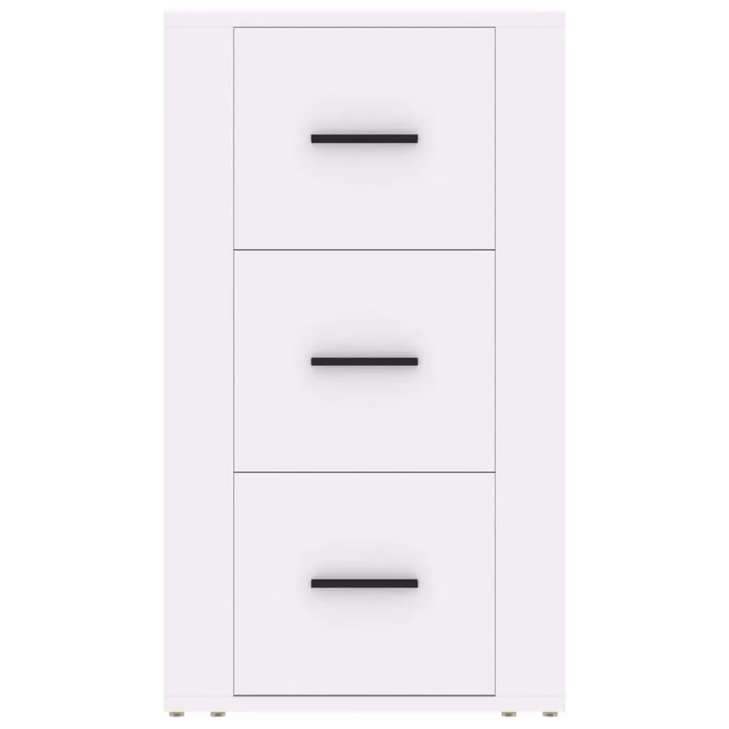 Berkfield Home White Modern Sideboard in MDF, W/D/H: 40 x 33 x 70 cm – 2
