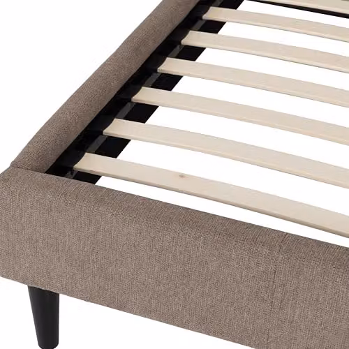 Seconique Verona Modern Upholstered Double Bed with Lift Up Base in Brown, W/D/H: 140 x 200 x 137.16 cm – 4