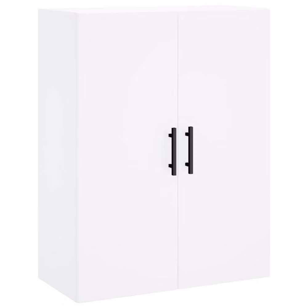 Berkfield Home Wall Mounted Cabinet in White, W/D/H: 69.5 x 34 x 90 cm – 2