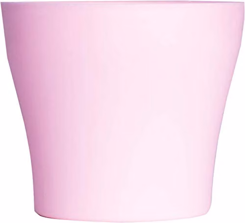 St Helens Pink Plastic Plant Pot, W/D/H: 10.5 x 10.5 x 9 cm