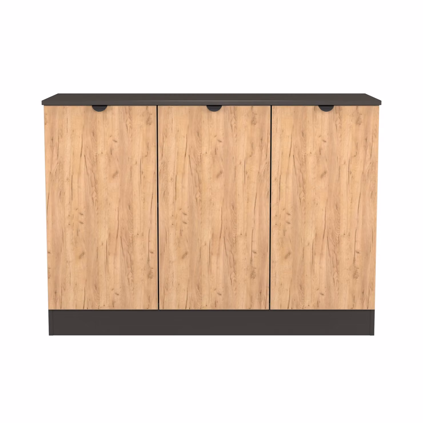 Ready Assembled 2 U Norway 3 Door Sideboard in Dark Grey – 2