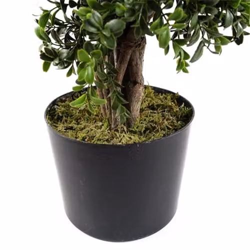 Botanik Realistic Artificial Potted Topiary Tree in Green, H 120 cm x W 40 cm x D 40 cm – 4