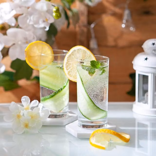 Argon Tableware Transparent Glass Tumbler, 285 ml