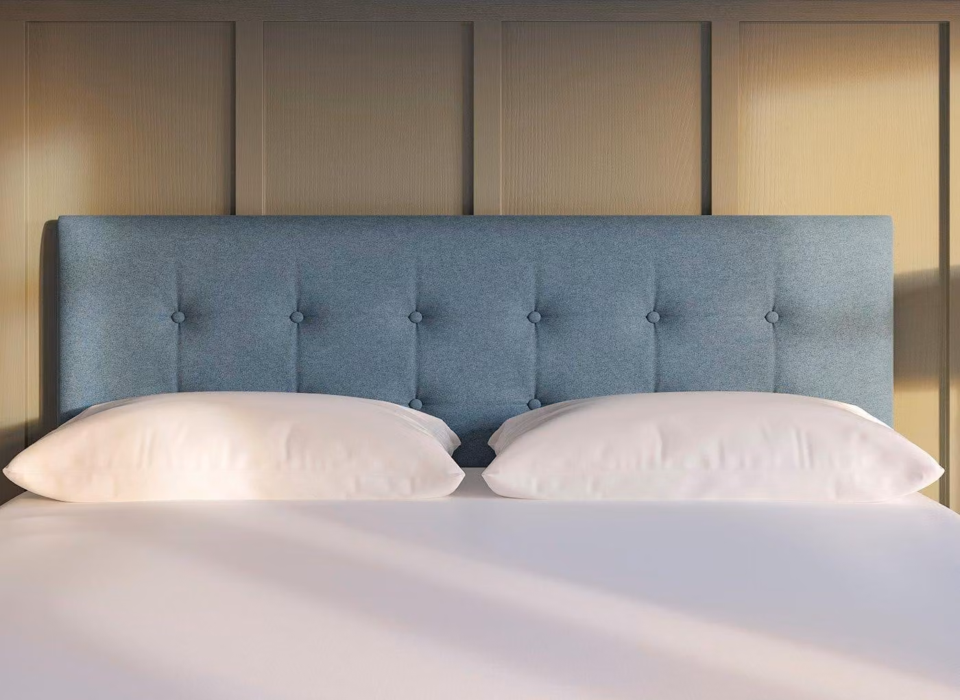 Dreams Workshop Fairfield Upholstered Headboard in Blue